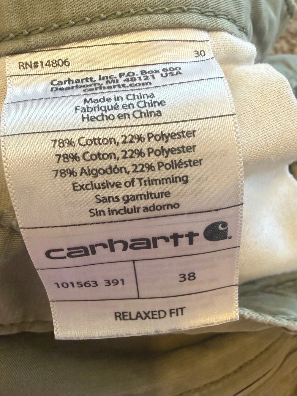 Men's Cargo Shorts in Light Olive Green - Casual Summer Shorts